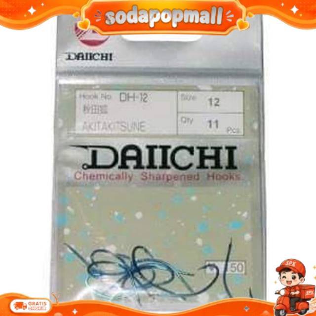 MATA KAIL DAICHI "DH-12" (AKITAKITSUNE)
(Biru Tanpa Lubang) BEST PRODUK 