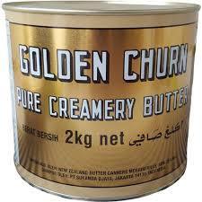 RTL - Golden Churn 2kg Tinned Butter / Golden Churn Butter 2kg / Salted Butter - JT