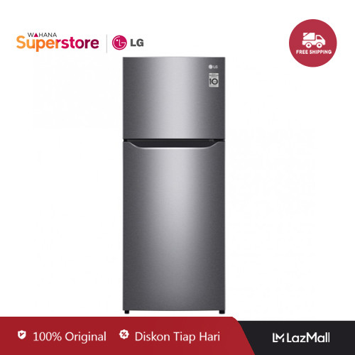 LG Kulkas Two Door 209 L - GN-B200SQBB