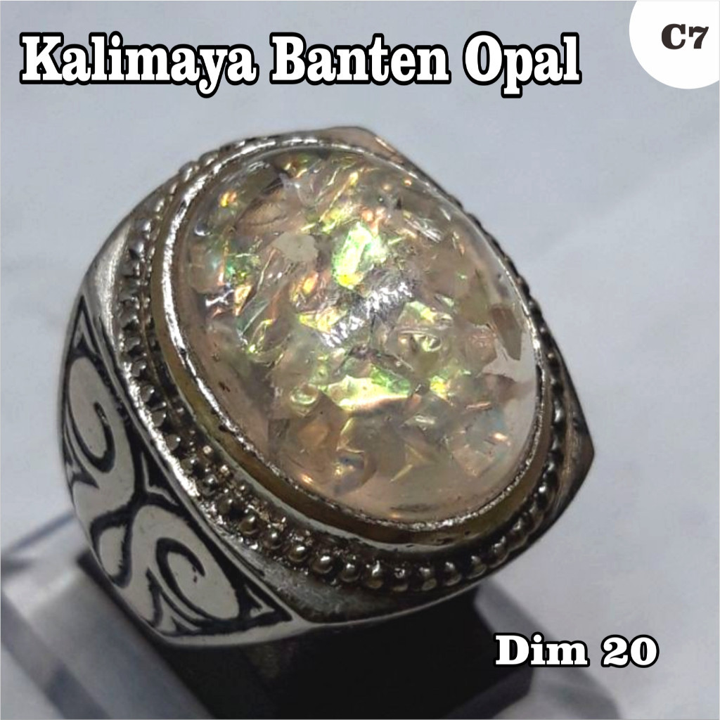 Batu cincin akik kalimaya banten opal ethiopia kalimaya afrika sp01 / C7