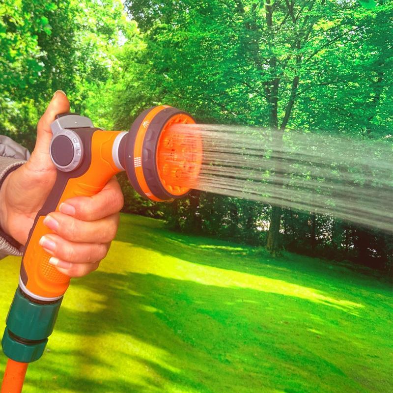 Water Hose Nozzle Water Pipe Sprayer High Pressure Hose Nozzle Leak Proof Handheld Garden Sprayer 8 