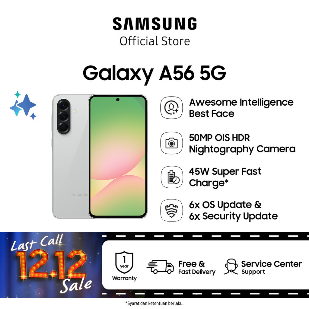 Samsung Galaxy A56 5G 8/256GB - Awesome Light Gray
