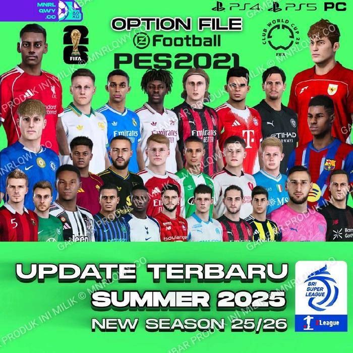 Vinztage0 Update Patch Option File PES 2021 PS4 2023-2024 - Iinkk DL