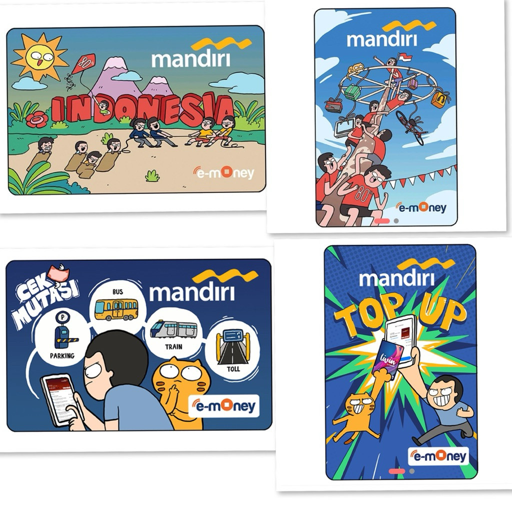 Kartu E-Money Mandiri Edisi Tahi Lalats Indonesia 80 th