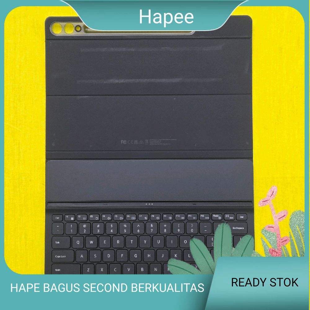 KEYBOARD SAMSUNG TAB S9+ plus | S9 Fe+ | s10+ Plus slim 12.4 inch Second Bekas (Second preloved Tera