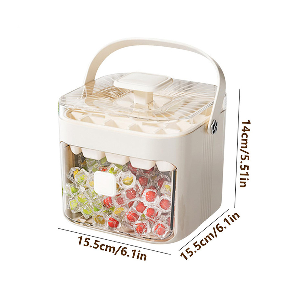 Ice Cube Box Ice Box Ice Cube Mold Ice Tray Film Ice Tray Mold Press Ice Tray One Button Ice Removal