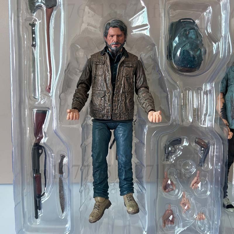 NECA Figure The Last Of Us Part 2 Joel Ellie With Bow Action Figure 18cm 2pcs set Model Toy Joint Mo