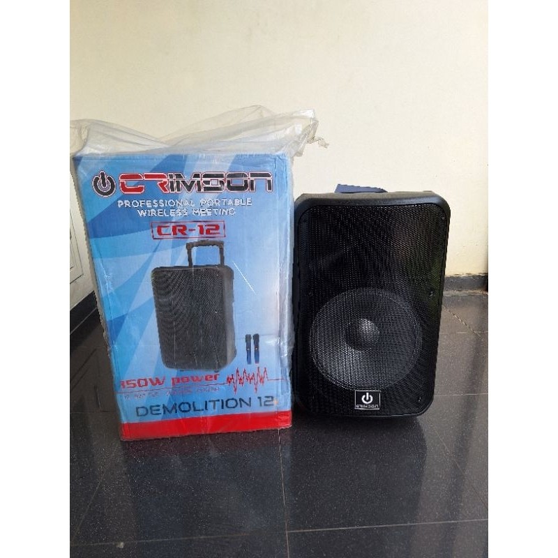 Aktif Speaker Crimson 12 inch Demolition Speaker Aktif Portable Crimson 12 inch