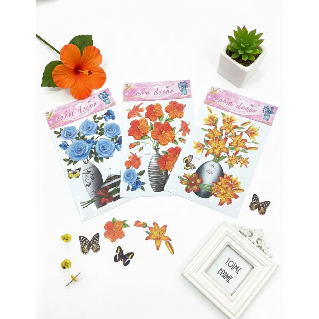 Stiker dekorasi dinding atau stiker room decor PS