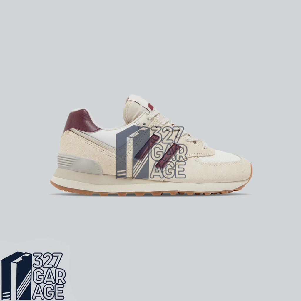 Sneakers New Balance ML574 MoonBeam Burgundy Original BNIB Unisex