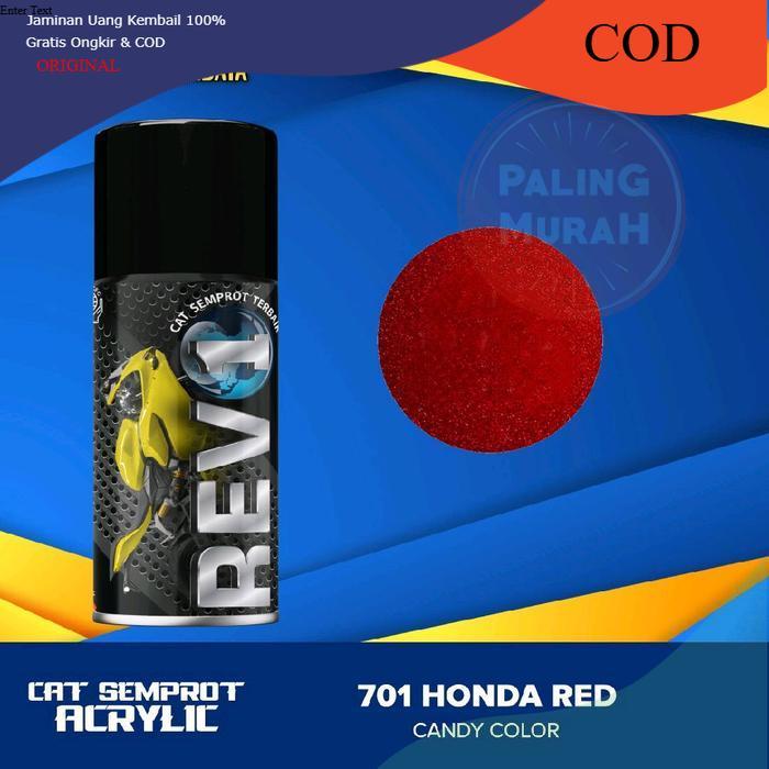 Cat Semprot Pilox Acrylic Otomotif Candy Tone Revo Rev1 Honda Red 701 - 701-300