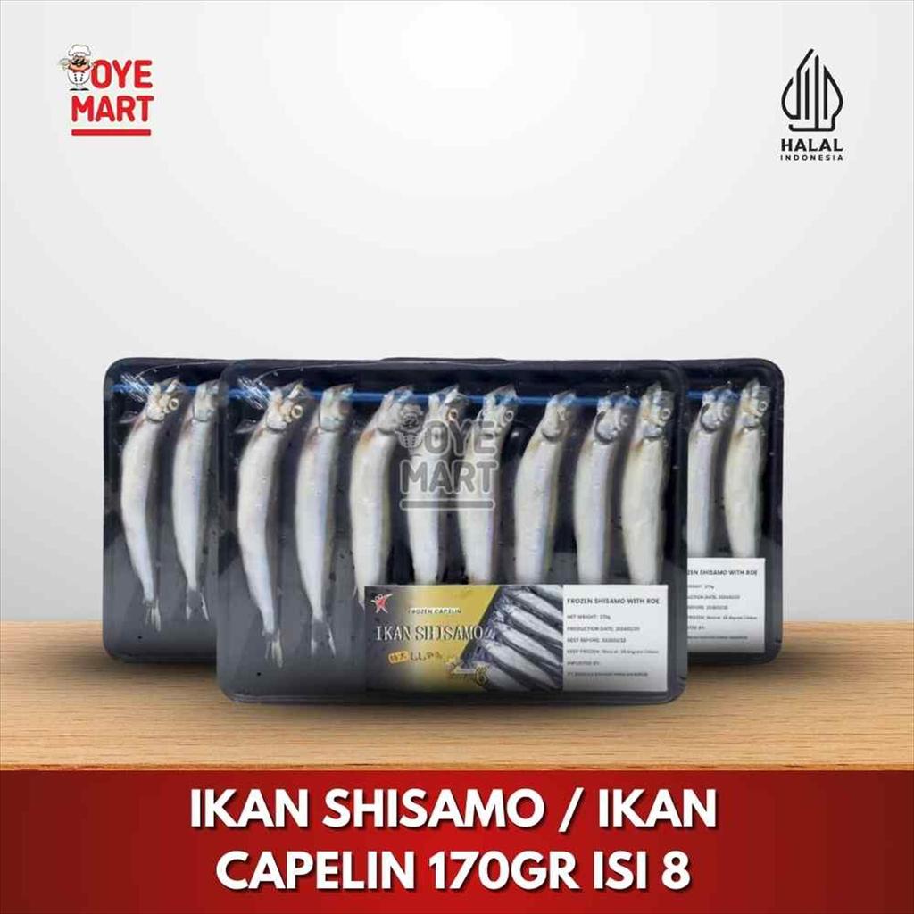 CAP ELIN IKAN SHISAMO 170GR ISI 8 /IKAN FROZEN /IKAN TELUR