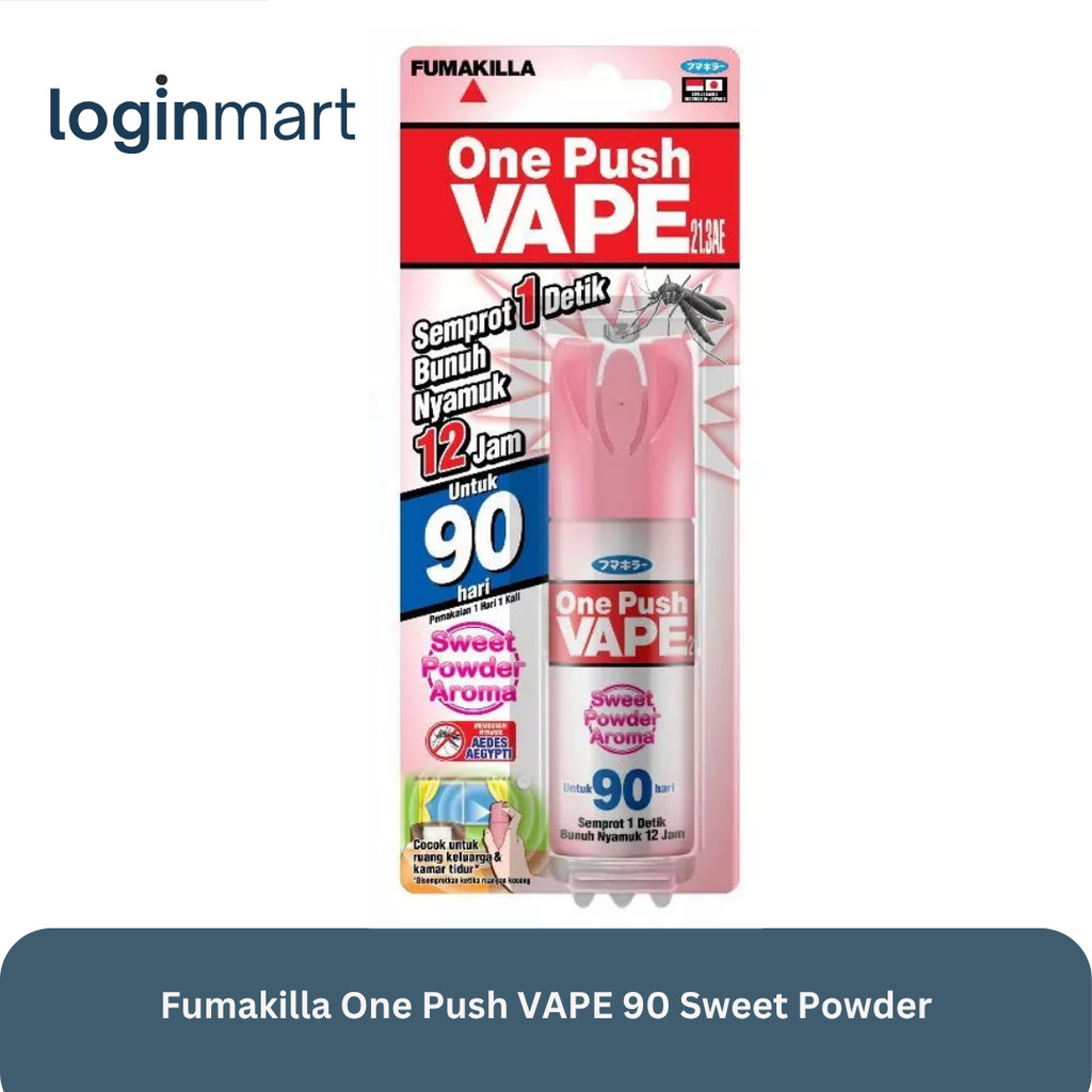 Fumakilla One Push VAPE 90 Sweet Powder