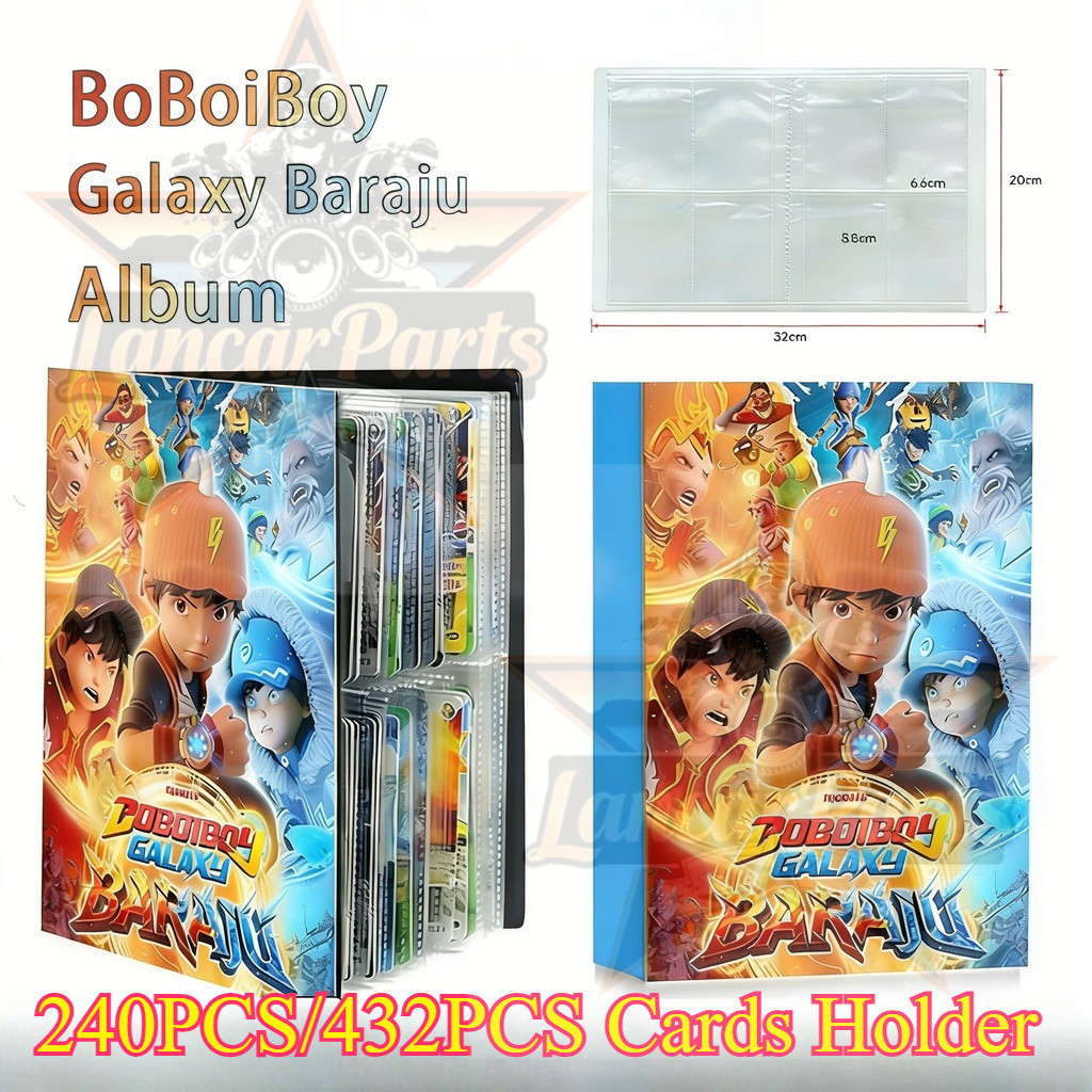 240/432PCS BOBOIBOY Kartu Album Kartu Monsta Galaxy Card Season 2 Choki Choki Kartu Album Card Holde