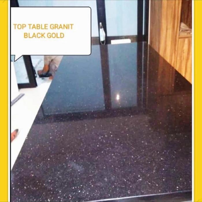 top table granit black gold / top granit black gold 9