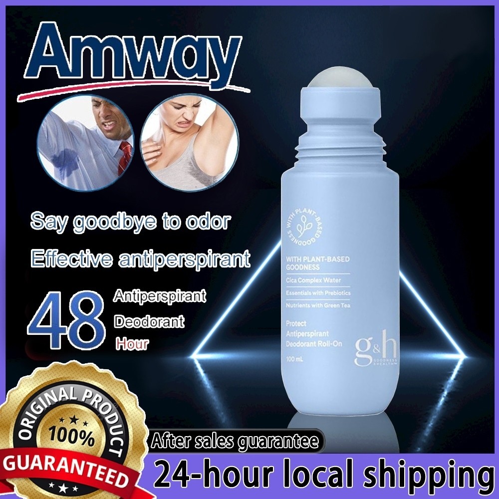 Amway Deodorant G&H Protect Antiperspirant Deodorant Roll-On - 100ml Amway Underarm Odor Sweat Deodo