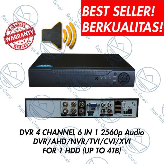 MUMPUNG PROMO DVR 8CH RECORDER CCTV WIFI SERIES 1080p FULL PLAYBACK 8 CHANNEL XMEYE - 4CH 2560P, Tan