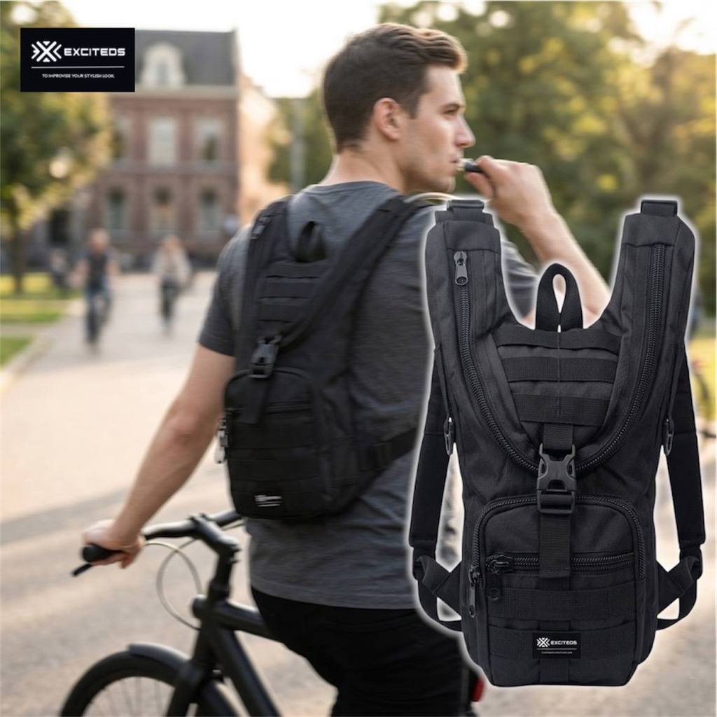 Shirazh - Tas Ransel Trail Motocross Army Tactical Pria Tas Ransel Olahraga Sepeda Camo
