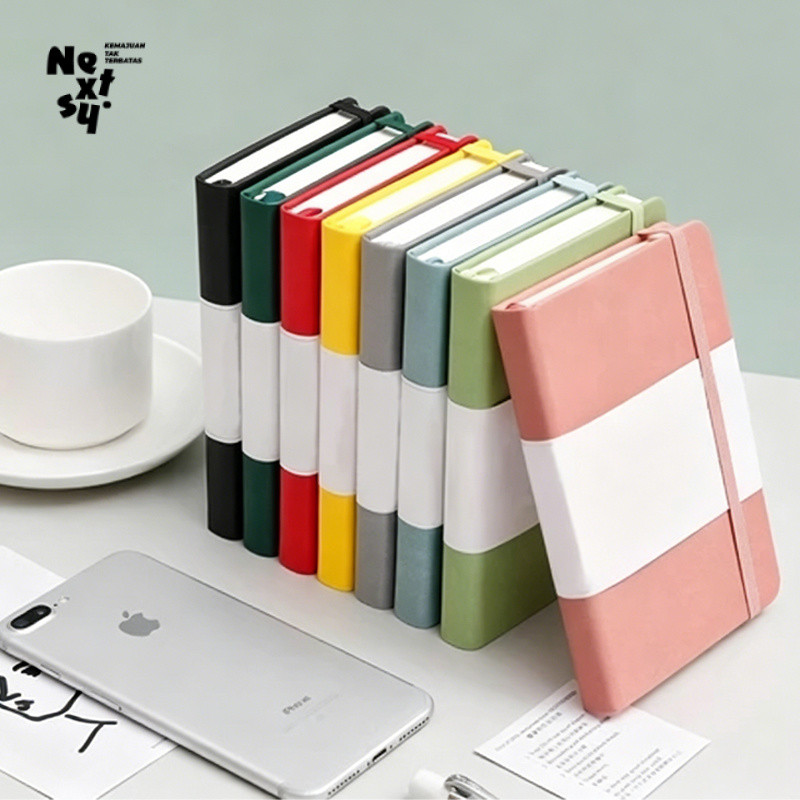 Notebook A7 Buku Notes Kecil Buku Catatan Aesthetic Scrapbook Mini Buku Agenda Harian Lucu Anti Rusa