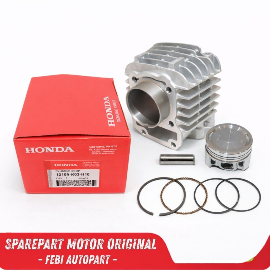 Block Seher Motor Honda Revo FI / Blok Seher Revo FI Injeksi - Cylinder Comp Blok Seher + Piston K03