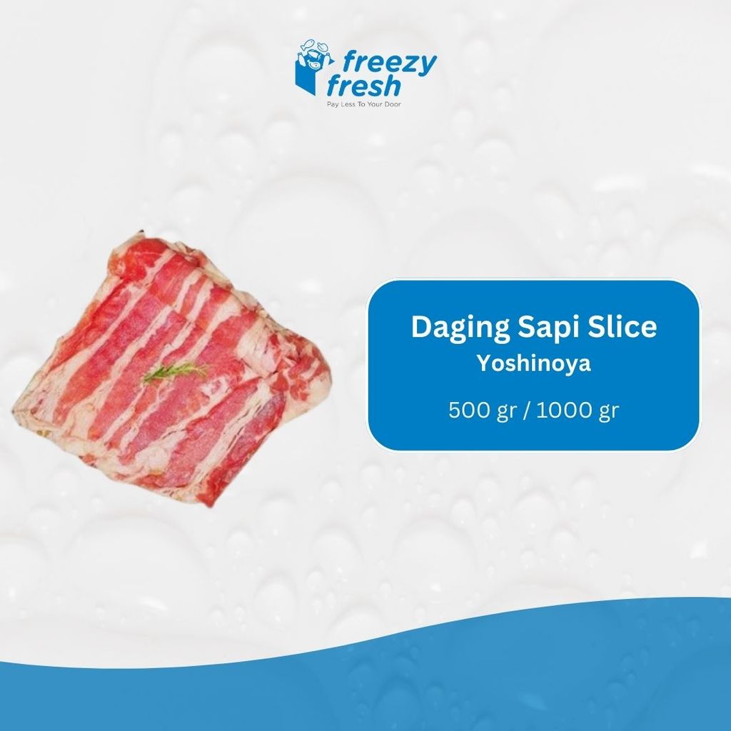 Daging Sapi Slice Yoshinoya Yakiniku / US Beef Slice 500 Gram