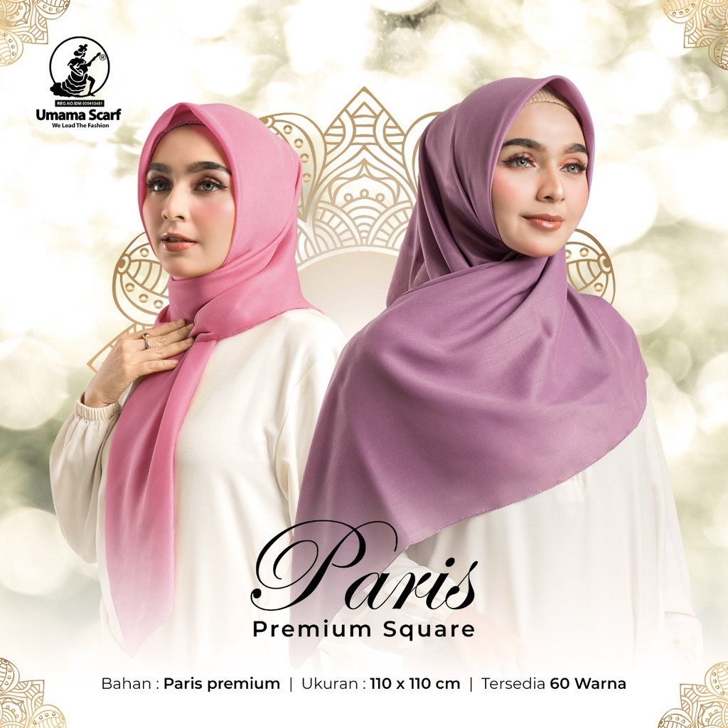 Hijab Segiempat Paris Premium Almahira Polycotton Premium/Hijab Segiempat Paris Premium Almahira Ade