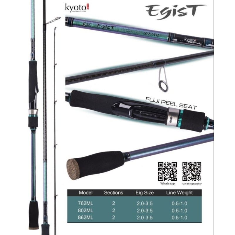 Joran Kyoto EgisT 762 802 862 Carbon Graphite