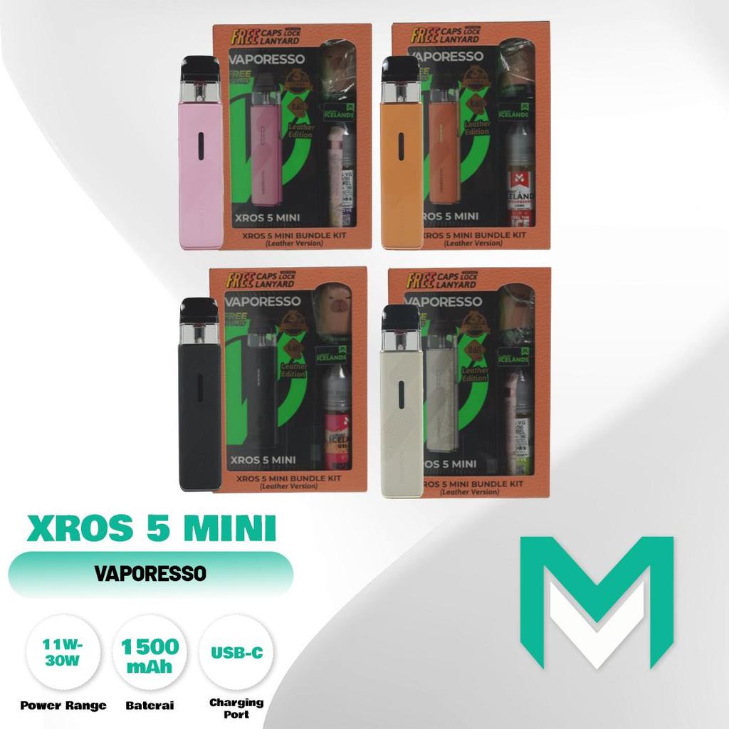 Vaporesso Xros 5 Mini Leather Edition 30W 1500mAh Bundling Authentic By Vaporesso