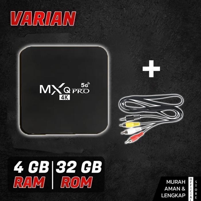 TV Digital Android Box Wifi 5G 4GB/32GB 4K Receiver Murah - 4 GB/ 32 GB