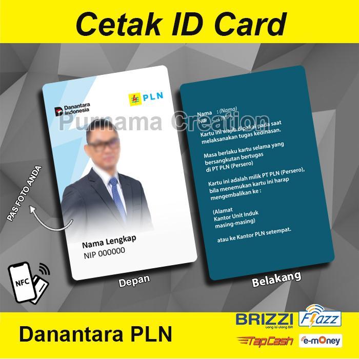 SIYAP KIRIM Cetak ID Card Pegawai Danantara PLN nametag IDCARD BUMN bisa etoll emoney - E-Money Mand