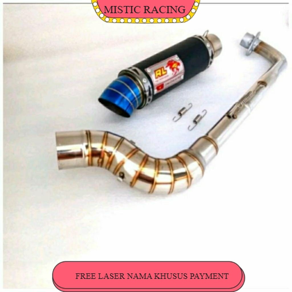 KNALPOT RED LEO FUL SET MODEL COBRA REVO JUPITER Z VEGA SUPRA 125 BLADE 110