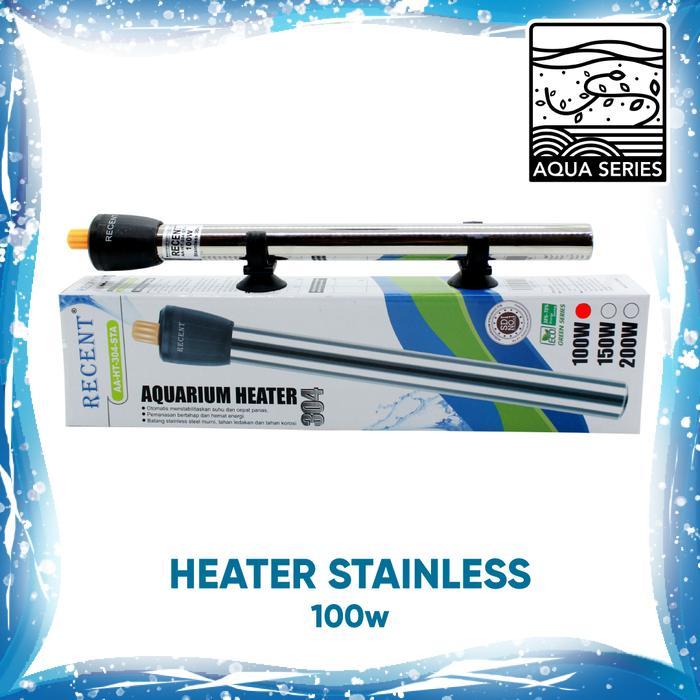 HEATER AQUARIUM 100 WATT HITER AQUARIUM WATER HEATER STAINLESS RECENT