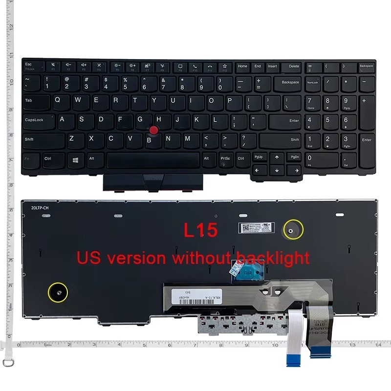 US English NEW Laptop Keyboard For Lenovo Thinkpad L15 Gen1 L15 Gen2 T15P Gen1 T15P Gen2 T15P Gen3 P