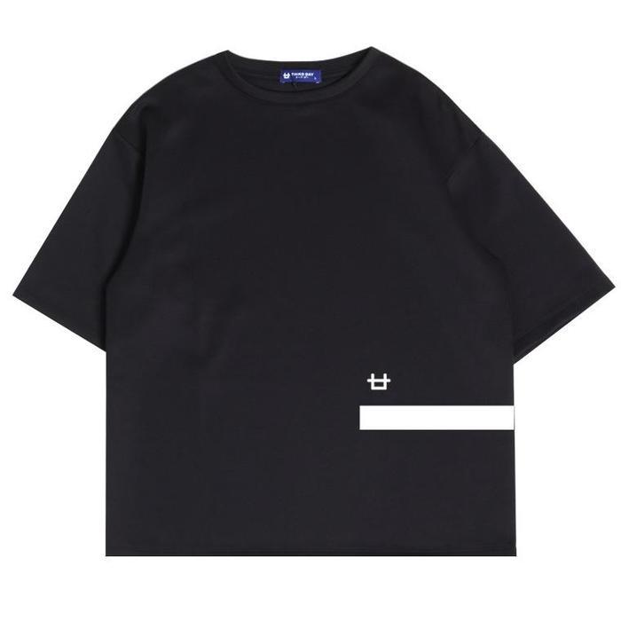 (COD) Kaos Oversize Distro Pria 1Lines Logo Belly Third Day MTJ60 Hitam MTJ42 Khaki MTJ51 Putih MTJ6