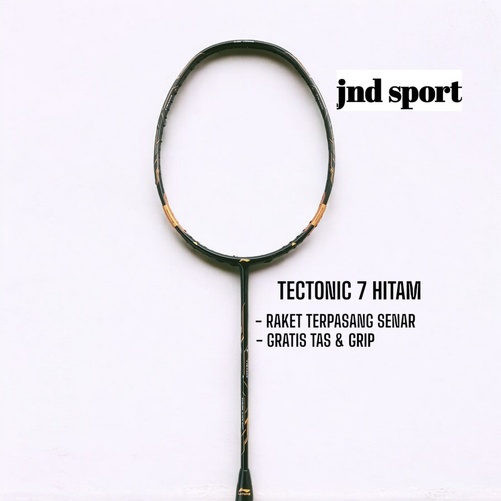 promo toko raket lining tectonic 7 32 LBS raket badminton raket bulutangkis lining tectonic 7 32 LBS