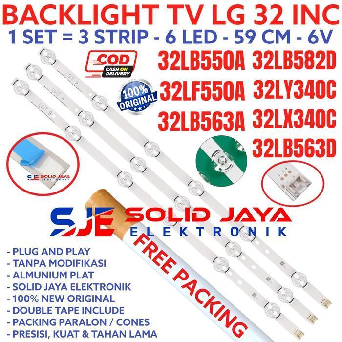 BACKLIGHT TV LED LG 32LF550 32LB550 32LB550A 32LF550A 32LY340 32LX340 C 32LY340C 32LX340C 32LB582 32
