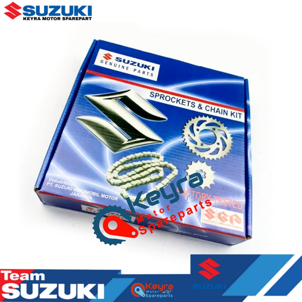 GEAR SET GSX R150,GSX S150, BANDIT ASLI ORIGINAL SUZUKI SGP