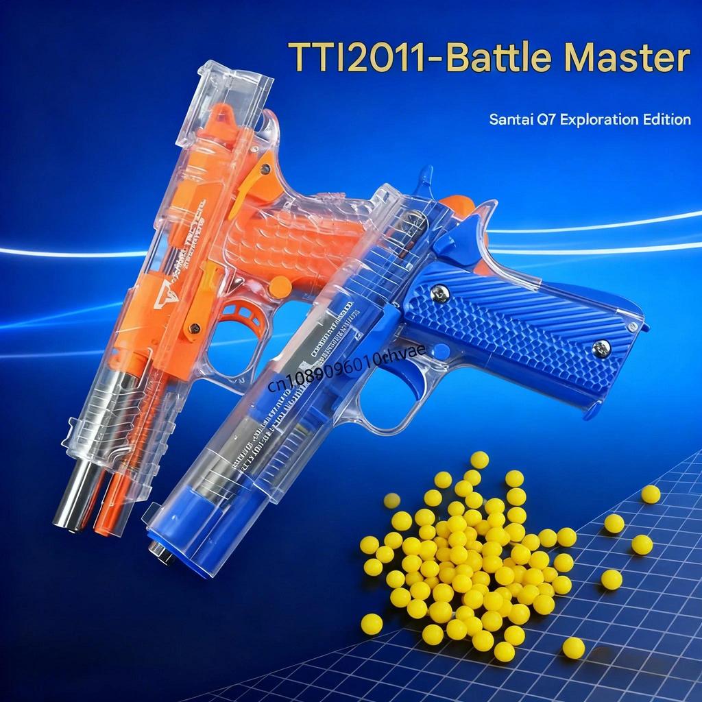 M1911 Toy Gun Empty Chamber Hanging Machine Gun Toy Gun Quick sassembly Manual Boy BB Bullet Childre