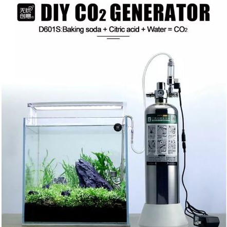 Promo Tabung Co2 DIY CISOD Generator tabung cylinder solenoid buble counter selenoid D601S D701S