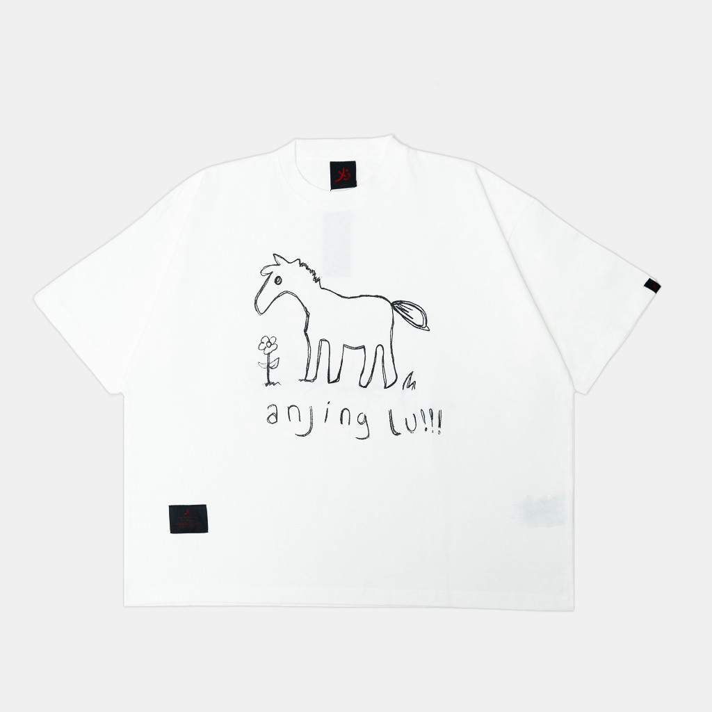 YB Labs Studio - Tshirt Kickpony White