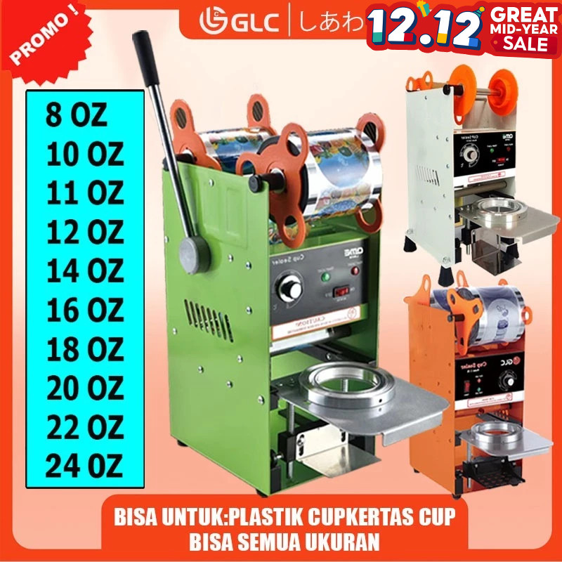 Mesin Cup Sealer Mesin Press Gelas Plastik bisa  Sealing Machine Alat penutup minuman Mesin Segel Ge