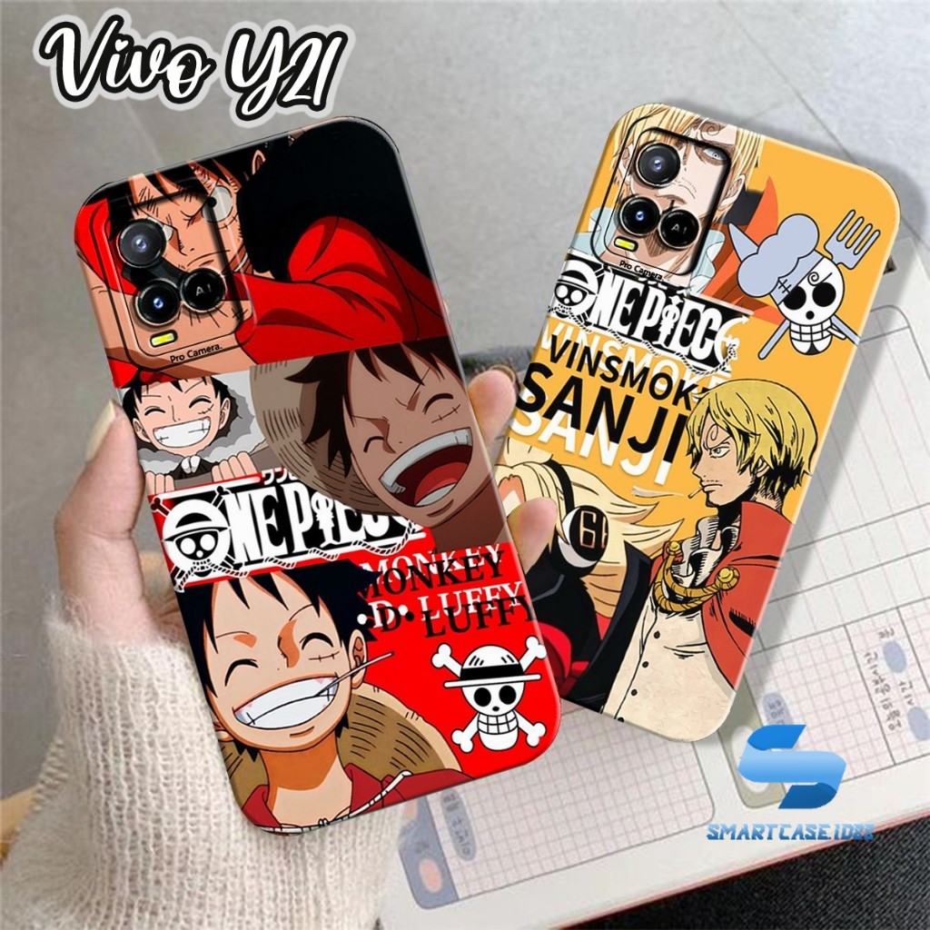 Softcase Prokamera VIVO Y21/Y21A/Y21S/Y33S/Y33T Motif One Piece Kartun Jepang anime Kekinian Aesthet