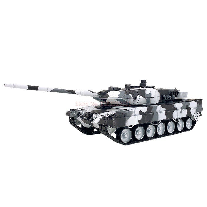 New 116 Rc Tank German Leopard 2a6 Heavy Remote Control Tank Simulation Leopard 3889 Model Smoke Lar