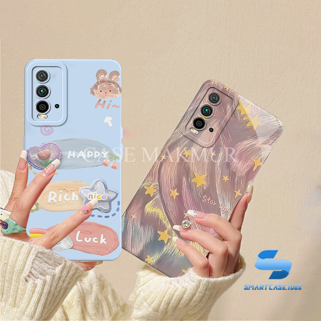 Kesing Untuk Xiaomi Redmi 9t Karakter Motif Silikon Tpu Softcase Cover