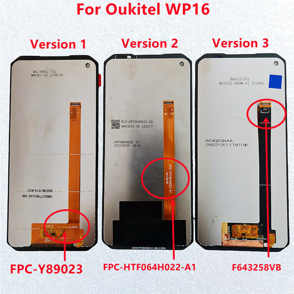 LCD Screen For Oukitel WP16 LCD splay Tou Screen gitizer Assembly Replacement For Oukitel WP16 splay