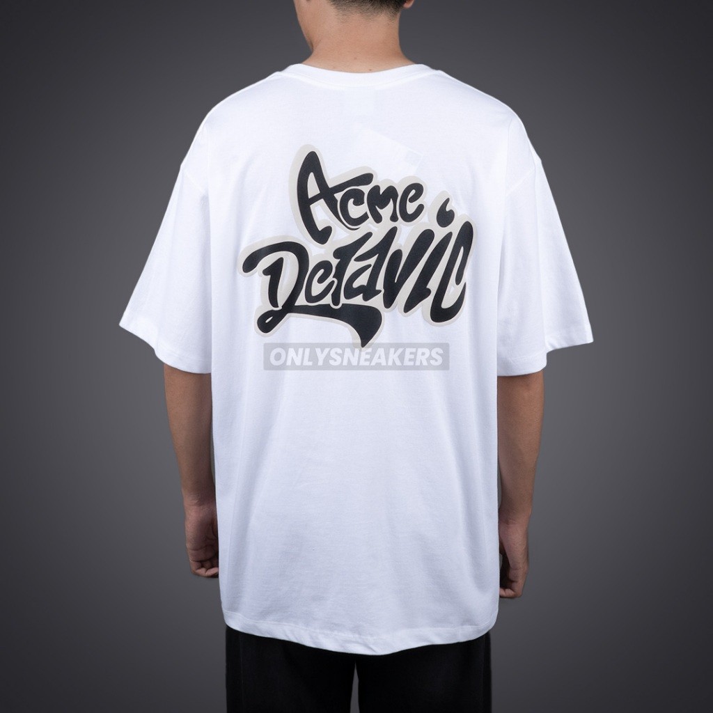 Ramadhan - Cod T-shirt ADLV GRAFFITI FONT LOGO WHITE TEE Kaos Brended Unises Full Tag