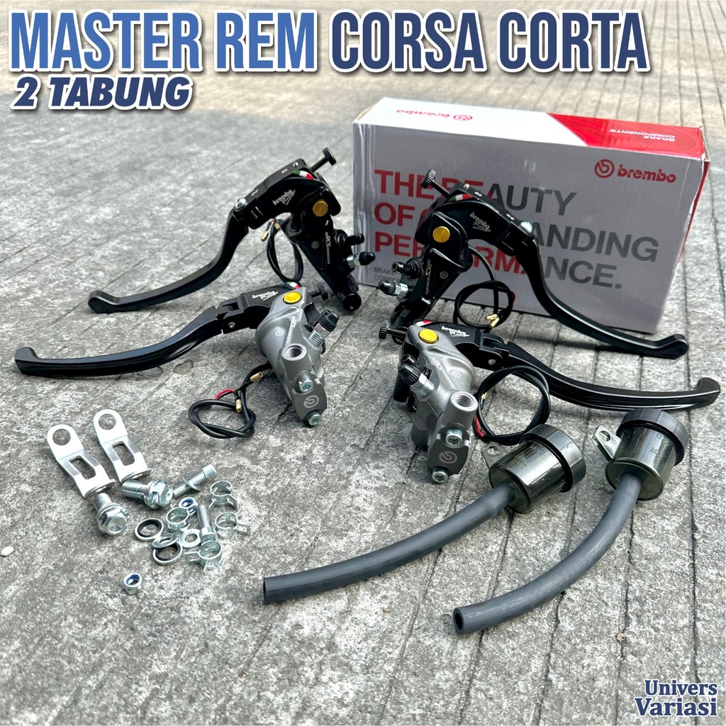 MASTER REM DISC BRAKE BREMBO RCS 19 CORSACORTA 2 TABUNG RADIAL 1SET MASTER REM NMAX LEXI XMAX PCX AD