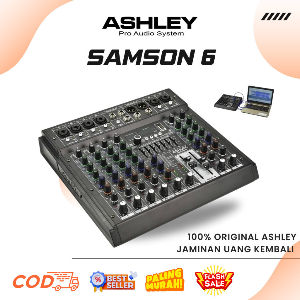 MIXER ASHLEY SAMSON 6 EFEK 99 DSP