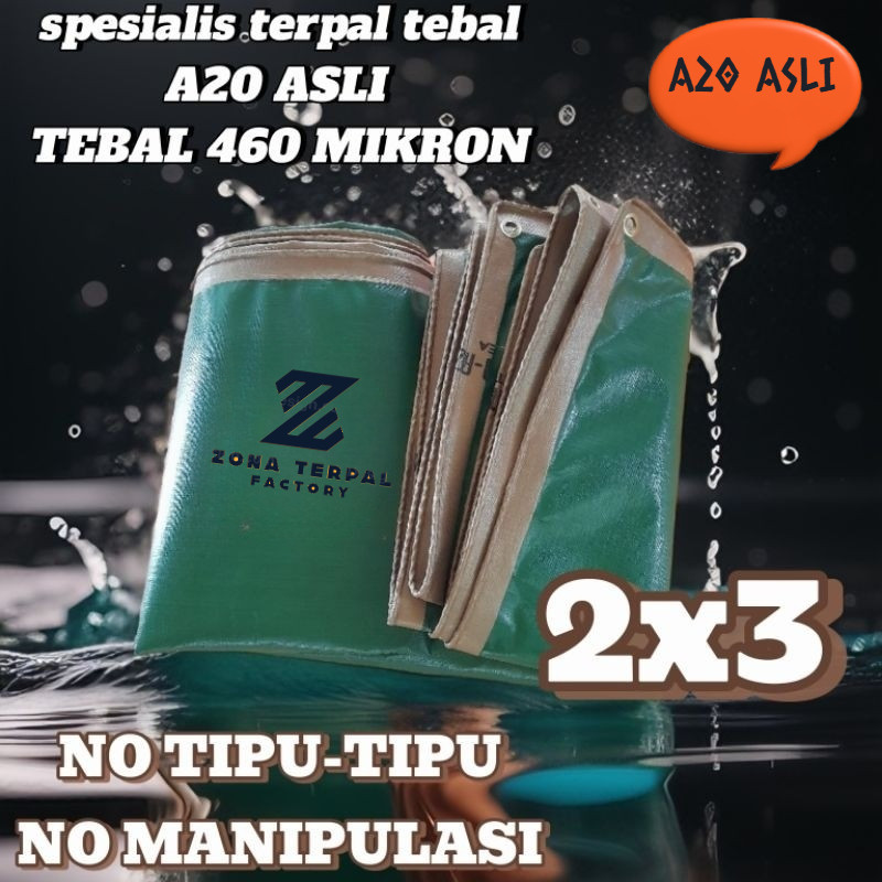 Terpal 2x3 A20 Korea Bucheon Tebal 460 Mikron