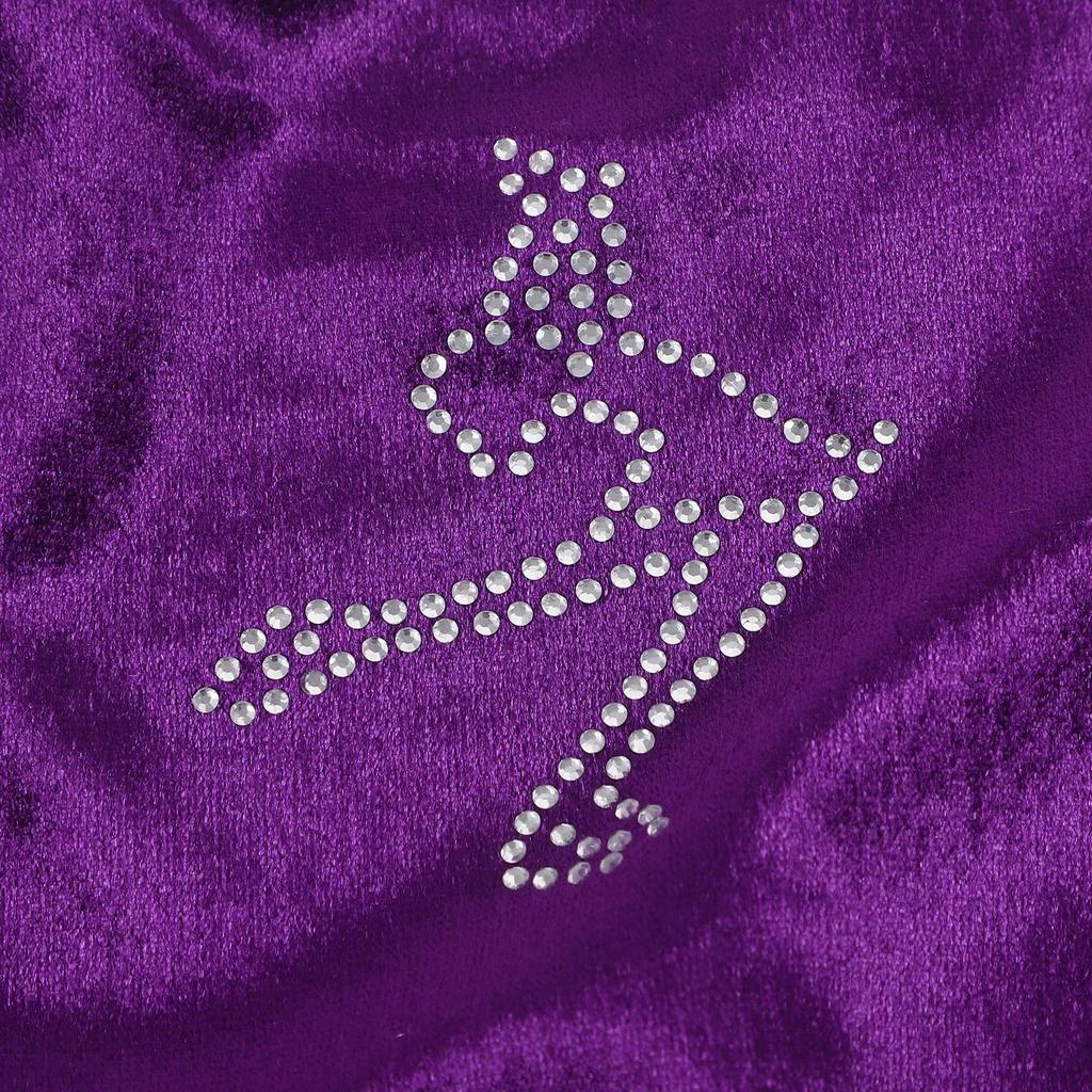 Roller Skate Covers Purple Ice Skating Boots Anti rty Polyester Protectors Child Size Elastic Shoe C